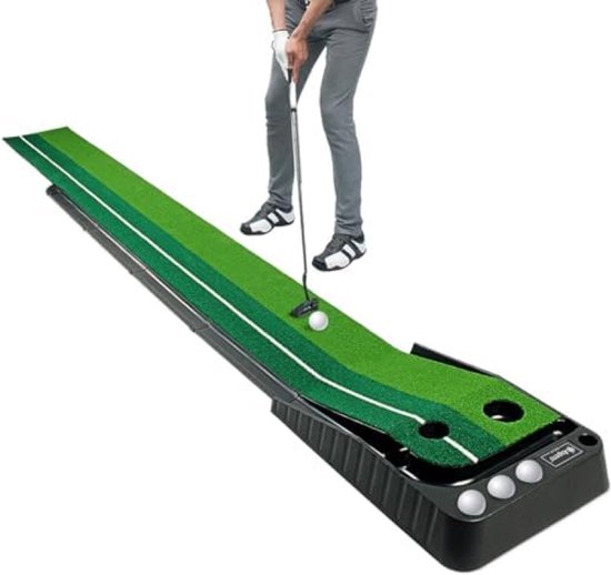 Stunq® Golf Oefenmat met Automatische Balterugkeer - Professionele Putting Trainer