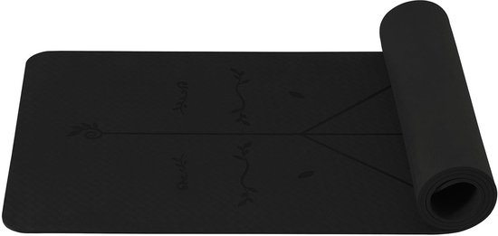 Stunq® Yogamat voor Perfecte Lichaamshouding en Comfort tijdens Oefeningen, 183 x 61 x 0,6 cm