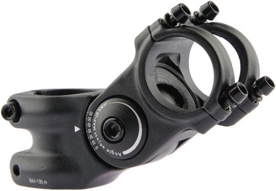 Stuurpen Primax E Enschede | extensie : 75mm | balhoofdbuismaat: ø28.6mm | klem diameter: ø31.8mm - zwart van Primax