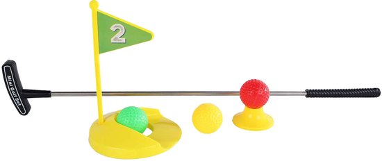 Sun Fun Golfset met 3 ballen en Putje van Merkloos