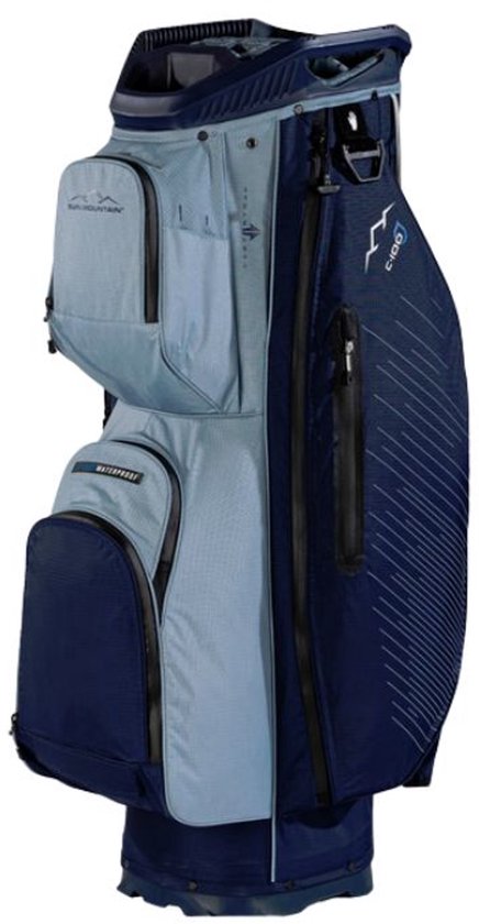 Sun Mountain C-100 Cartbag Waterdicht Navy Ash Platinum van Merkloos