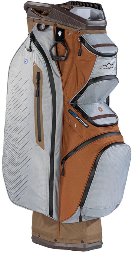 Sun Mountain C130 H2NO Waterproof Cartbag - Bruin Grijs van Merkloos