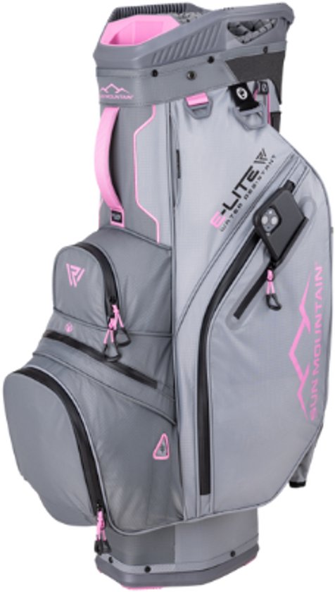 Sun Mountain Cartbag Eco-Lite Nickel/Cadet/Pink van Merkloos