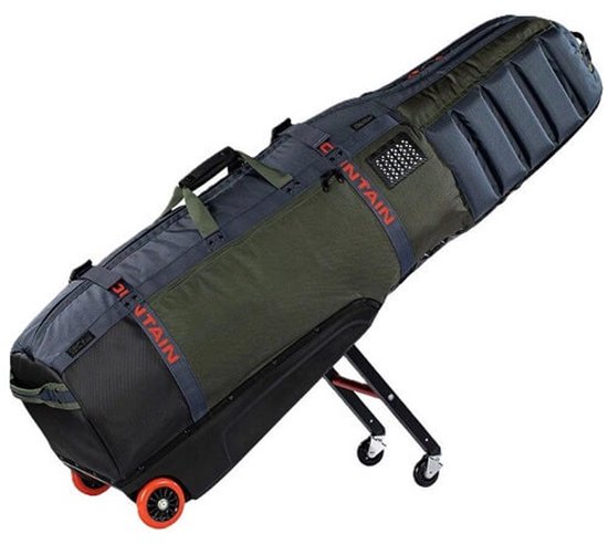 Sun Mountain Club Glider Meridian Golf Travelbag Black Olive Inferno