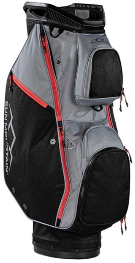Sun Mountain Forerunner Cartbag - Zwart Grijs Rood van Merkloos