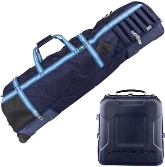 Sun Mountain Kube Golf Travelbag Navy-Cavalry van Sun Mountain