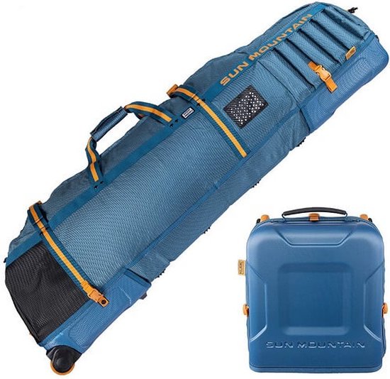 Sun Mountain Kube Golf Travelbag Spruce-Harbor-Ochre van Sun Mountain