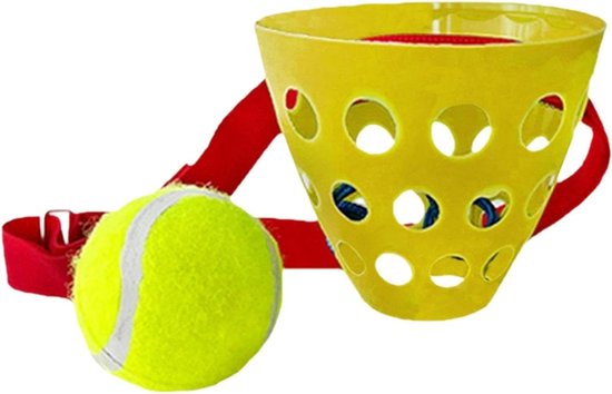 Swing Balspel - Wiebel Bal - Feest Activiteit - Dynamische Betrokkenheid - 13 x 11 cm - Geel