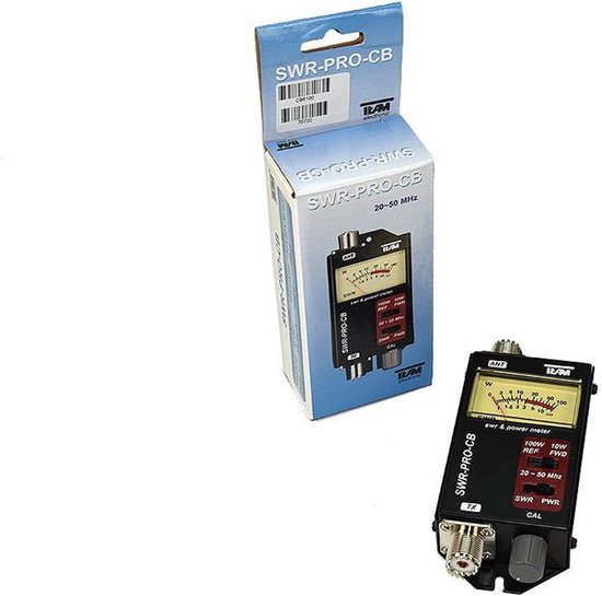 SWR Meter - Radio Meter - CB Radio Meten - Groot Bereik - 130x60x35 mm - Zwart