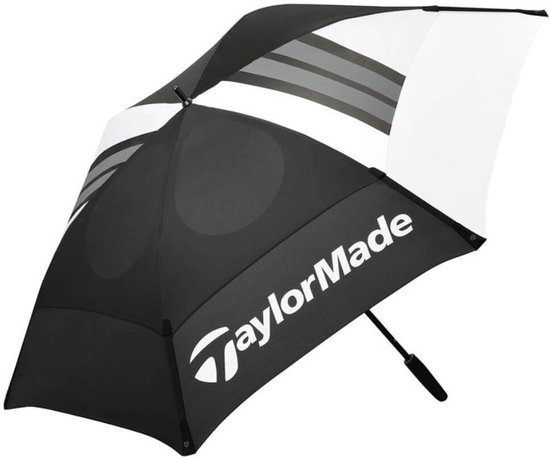 Taylormade 68 Double Canopy Tour Golfparaplu 2025 - Zwart Wit van TaylorMade