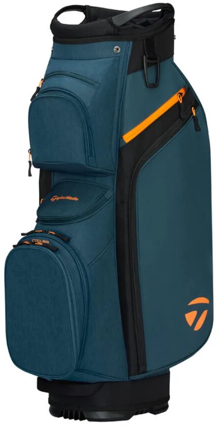 TaylorMade Cart Lite Cartbag 2026 - Blauw Oranje van Merkloos