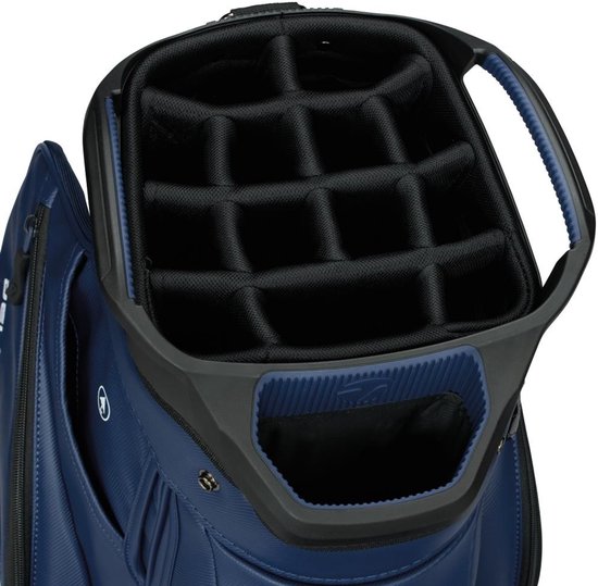 TaylorMade DeLuxe Cartbag 2026 - Blauw van Merkloos