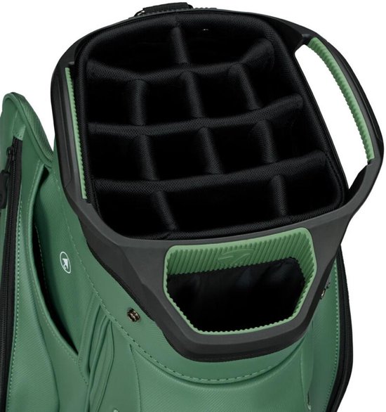 TaylorMade DeLuxe Cartbag 2026 - Groen van Merkloos