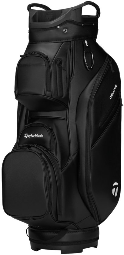TaylorMade DeLuxe Cartbag 2026 - Zwart van Merkloos