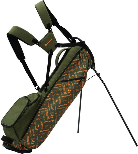 TaylorMade Flextech Carry Standbag 2024 - Groen Oranje van Merkloos