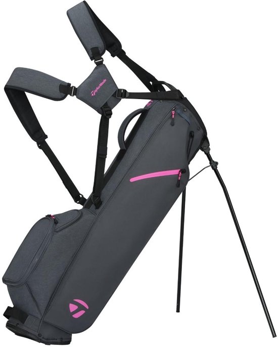 TaylorMade Flextech Carry Standbag 2026 - Grijs Roze van Merkloos