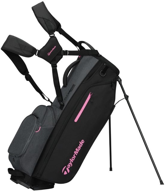 TaylorMade Flextech Crossover Standbag 2026 - Grijs Zwart Roze