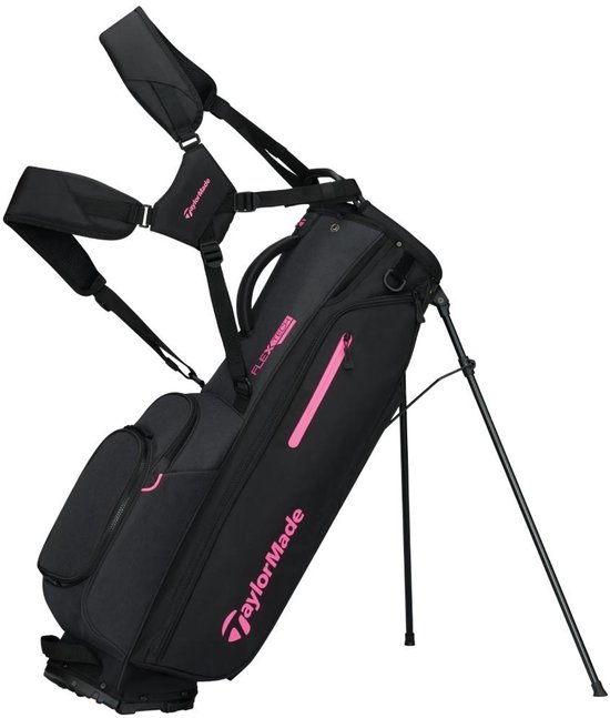 TaylorMade Flextech Standbag 2026 - Zwart Roze van Merkloos