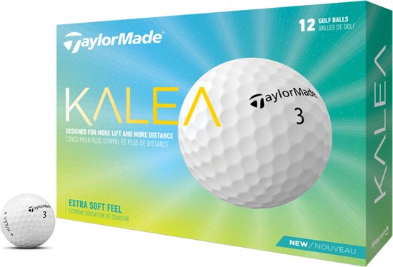 TaylorMade Kalea Ladies Golfballen 2022 - Wit - 12 stuks van TaylorMade