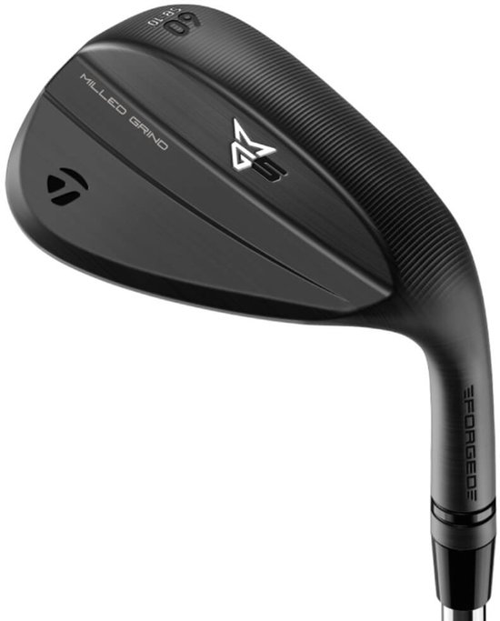 TaylorMade Milled Grind 5 Wedge (steel shaft) 2025 - Charcoal | Rechtshandig | | 56° Loft | 12° Bounce van Merkloos
