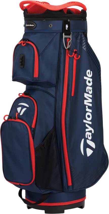 TaylorMade Pro Cartbag - Blauw Rood van Merkloos