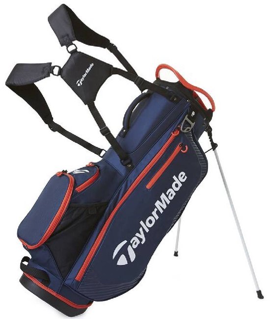 TaylorMade Pro Standbag - Blauw Rood van Merkloos