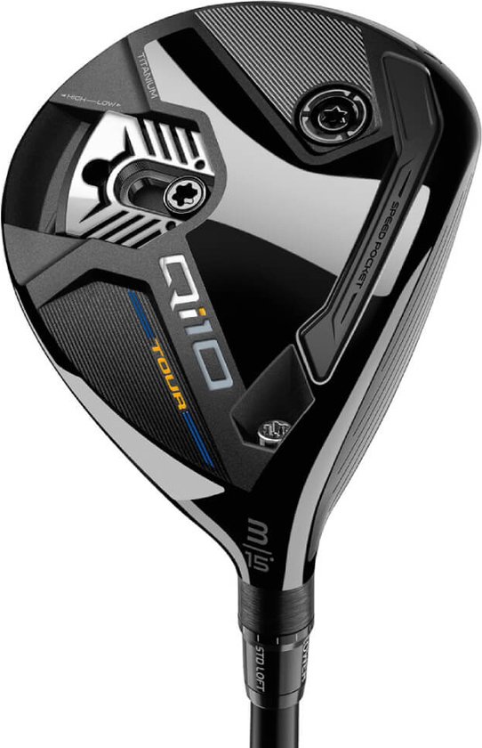TaylorMade Qi10 Tour Fairway Wood 2024 | 3 | 15° Loft (instelbaar van 13° tot 17°) | Rechtshandig | Regular | van Merkloos