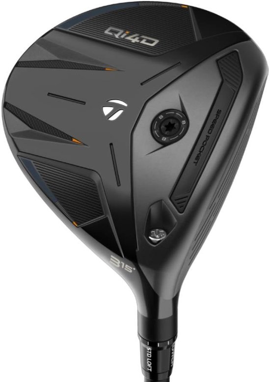 TaylorMade Qi4D Fairway Wood 2026 | 9 | 24° Loft (instelbaar van 22° tot 26°) | Rechtshandig | Stiff | van Merkloos