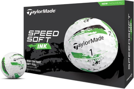 TaylorMade SpeedSoft Ink Golfballen 2024 - Groen - 12 Stuks van TaylorMade