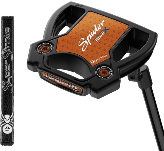 TaylorMade Spider Tour X Black Putter 2025 | 34 inch | Uni | Rechtshandig van Merkloos