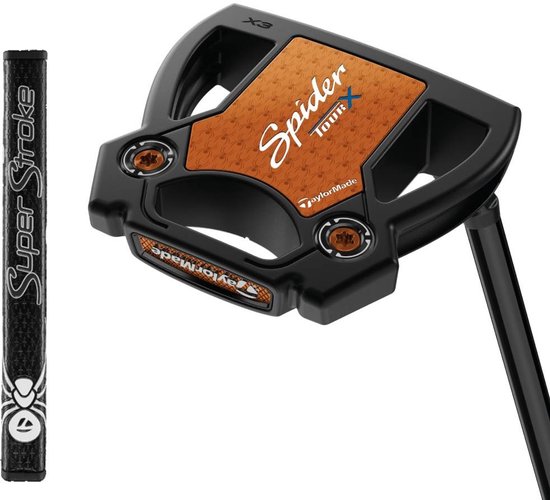 TaylorMade Spider Tour X Black Small Slant Putter 2025 | 34 inch | Uni | Rechtshandig van Merkloos