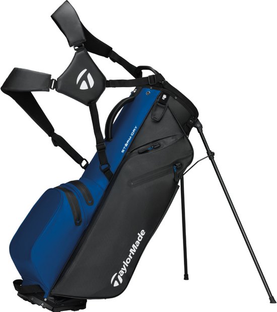 TaylorMade StormDry Waterproof Standbag 2026 - Zwart Blauw van Merkloos