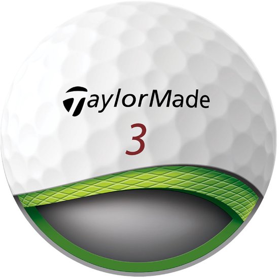 TaylorMade Tour Response Golfballen 2025 - Wit - 12 Stuks van TaylorMade