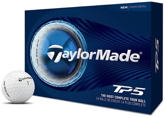 Taylormade TP5 Golfballen Wit 2026 van Merkloos