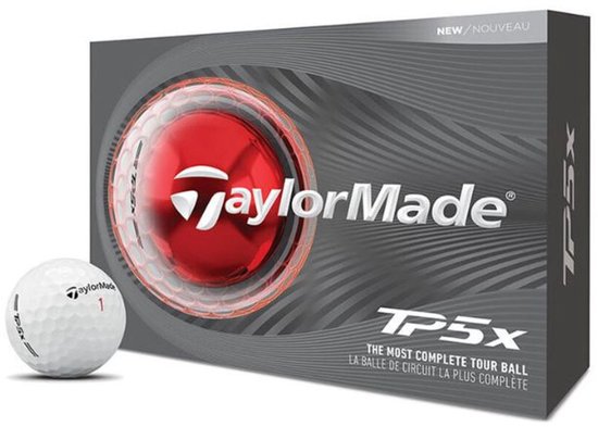 Taylormade TP5X Golfballen 12 stuks 2026 van Merkloos