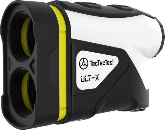 TecTecTec ULT-X Laser Golfafstandsmeter - Rangefinder - Hoogwaardige Nauwkeurigheid, 6x Vergroting, Slope Modus, Vlagvergrendeling, Weerbestendig van TecTecTec