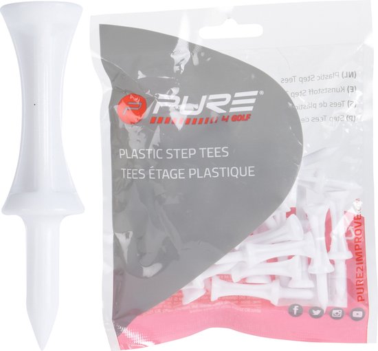Tee 51 mm - White - 25 Stuks van Benson