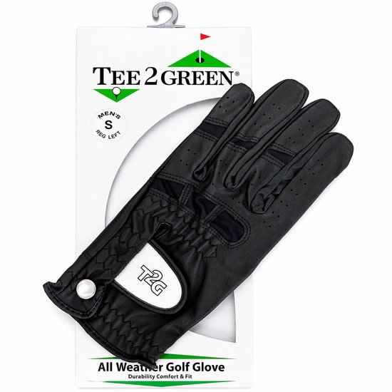 Tee2Green Golfhandschoen Heren Maat S Links – All Weather Golf Glove met Balmarker – Comfort & Grip -golftraining-golfaccesoires - golfcadeau van Merkloos