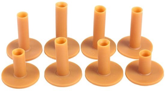 Tees Houder - Rubber Tees voor Golf - Duurzaam en Herbruikbaar - Verschillende Maten - Golf Praktijk Mat - Geschikt voor Binnen en B
