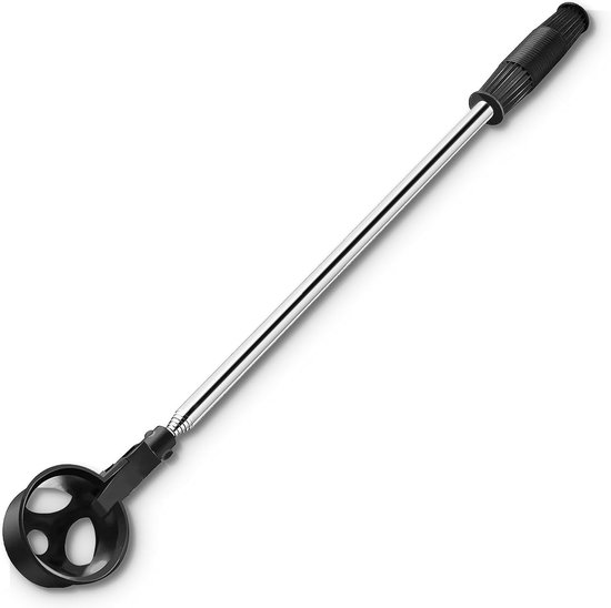 Telescopische RVS Golfbal Retriever van 78 Inch - Uittrekbare Golfbal Grijper met Vergrendelbare Schep, Onmisbare Accessoires voor Golfspelers en Golfsters