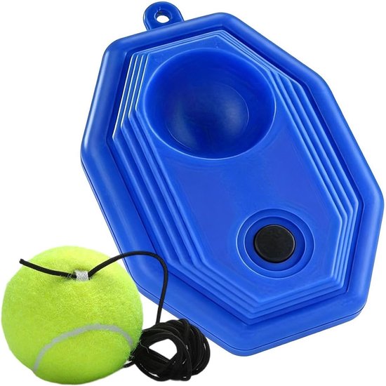 Tennis Trainer - Solo Trainingsapparaat - Tennisvaardigheden Verbeteren - Verbeterde Stabiliteit - ca. 21 cm - Diamant