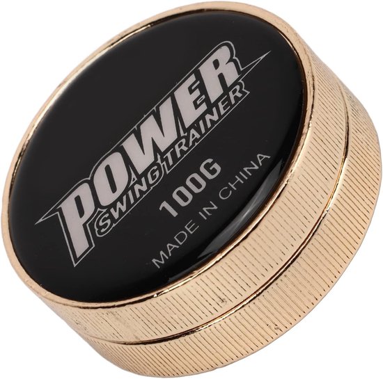 Tennisracket Gewicht - Swing Trainer - Kracht Verbeteren - Verhoogt Racket Massa - 100g - Zwart