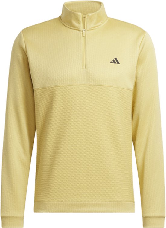 TEXTURED Q ZIP OAT Heren Geel van CAST IRON