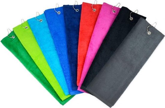 The One Golfhanddoek 30x50 cm 450 gram - Golfhandddoeken - Golf accessoires - Inclusief Ophanghaak - Golf - 1 Stuk van The One