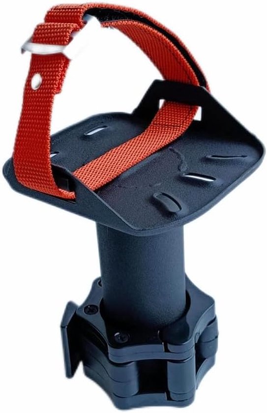 Tibialis Trainer - Kuit Machine - Beenspieren Trainen - Verstelbare Pasvorm - Eén Voet - Zwart/Oranje