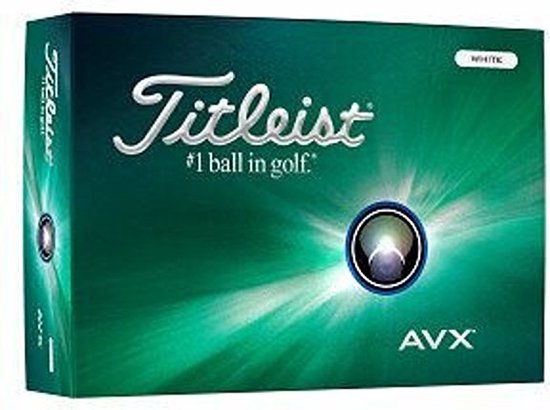 Titleist AVX Golfballen Wit 2024 van Titleist