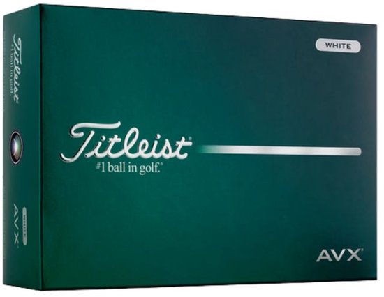 Titleist AVX Golfballen Wit 2026 van Merkloos
