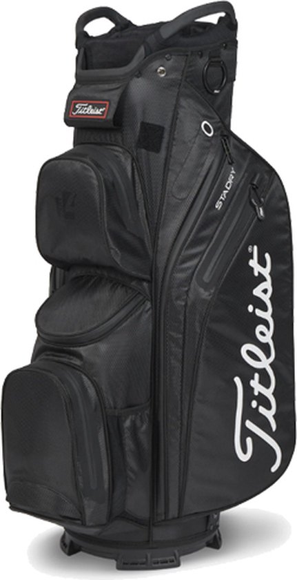 Titleist Cart 14 StaDry Waterproof Cartbag, zwart van Titleist