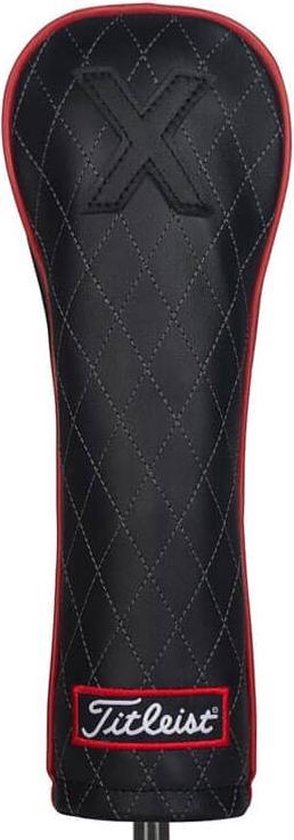 Titleist Headcover Hybrid Leder Jet Black van Titleist
