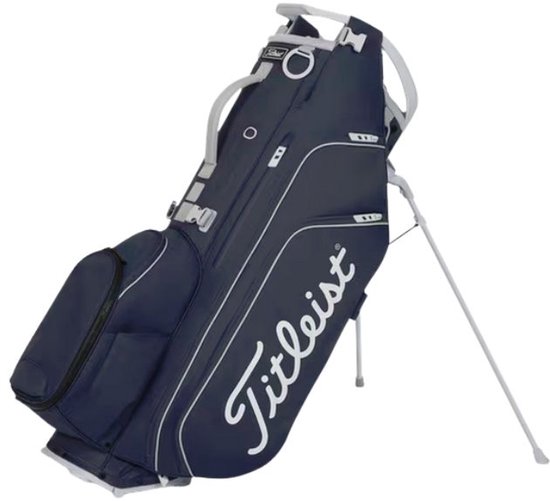 Titleist Hybrid 14 Standbag Navy Marble van Merkloos